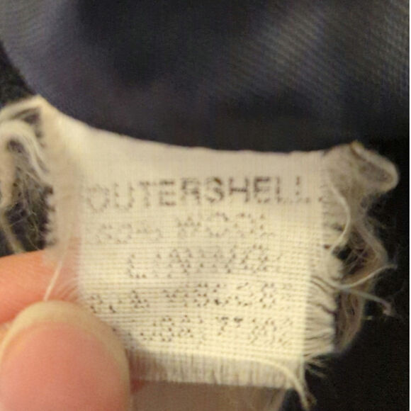 Zara Black Wool Double Breasted Coat Womens M Gold Button Outdoor Gorpcore - Picture 9 of 12